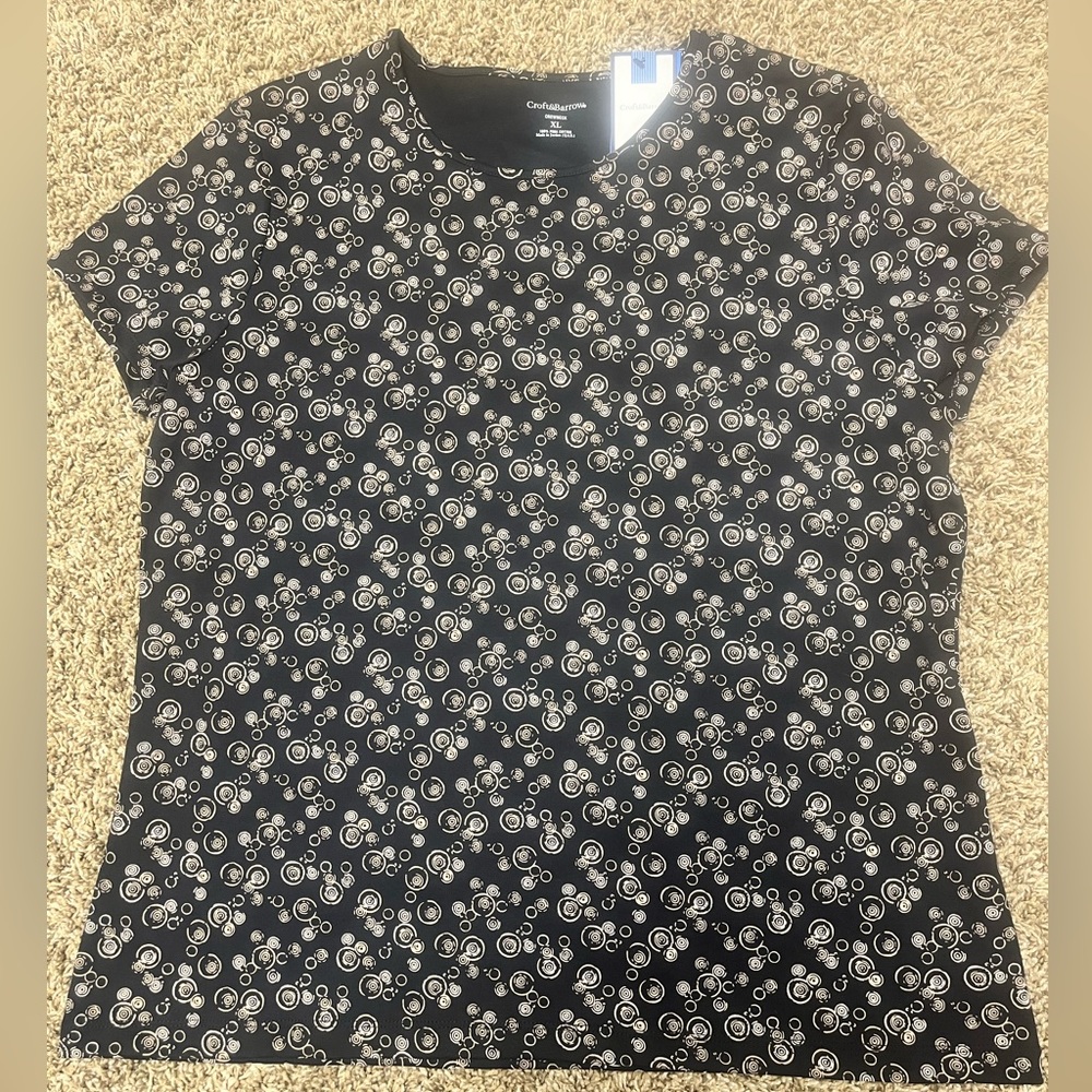 NWT Croft & Barrow crewneck top size XL 100% Pima cotton